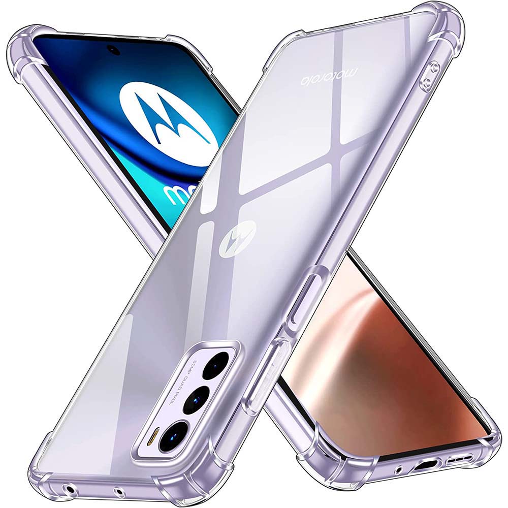 

Прозрачный чехол для Motorola Moto G13 G23 G53 G73 Чехол G42 G52 G62 5G Толстая ударопрочная мягкая силиконовая крышка телефона для Moto G22 G32 G82