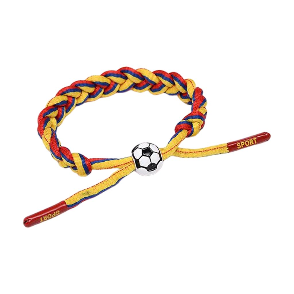 Football Star Woven Bracelet Souvenir