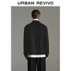 UR Men's Casual Lapel Zipper Jacket UMU150020