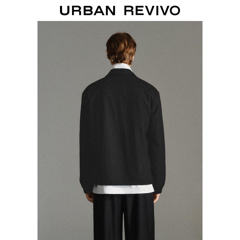 UR Men's Casual Lapel Zipper Jacket UMU150020