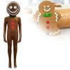 Children Man Gingerbread Jumpsuit Christmas Cosplay Costume Role Play Party