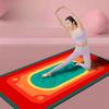 Tappetino per Yoga Tappeto Tappeto Ammortizzante Double-Side Ecologico Colorato con Motivo ad Anelli Tappeto per Esercizi per Decorazione Domestica