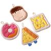 Baked Cute Embroidered Hand Towels, Absorbent Coral Fleece Square Towels, Kitchen and Bathroom Dual-purpose Hanging Absorbent Towels