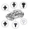 100Pcs Car Push Retainer Rivet Pin Auto Fastener Clip for Bumper Fender Door Trim Panel