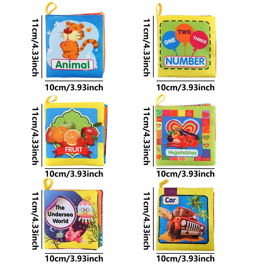 High-Standard Multicolored First-Class Baby Superior-Grade Cloth Books Premium-Quality Learning High-Standard The High-Standard Names