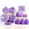 33Pcs 35Pcs Makeup Brush Set with Face Wash Sponge, Cosmetic Tools Kit Multifunctional Foundation Blending Brush Set