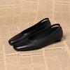 Retro Style Simple Square Head Low Heel Shallow Mouth Single Shoes Women's Spring and Autumn New Versatile One-pedal Small Leather Shoes Women