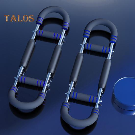 Twister Arm Exerciser with Foam Handle 40-50kg Adjustable Chest Workout Bar Forearm Triceps Muscle Strengthener Chest Expander Home Fitness Equipment