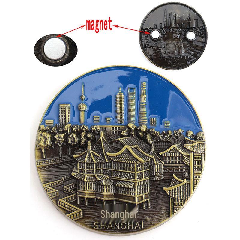 Magnete da Frigorifero & Apribottiglie 3D Retrò in Lega - Souvenir Unico di Viaggio nel Mondo Decorazione per Cucina