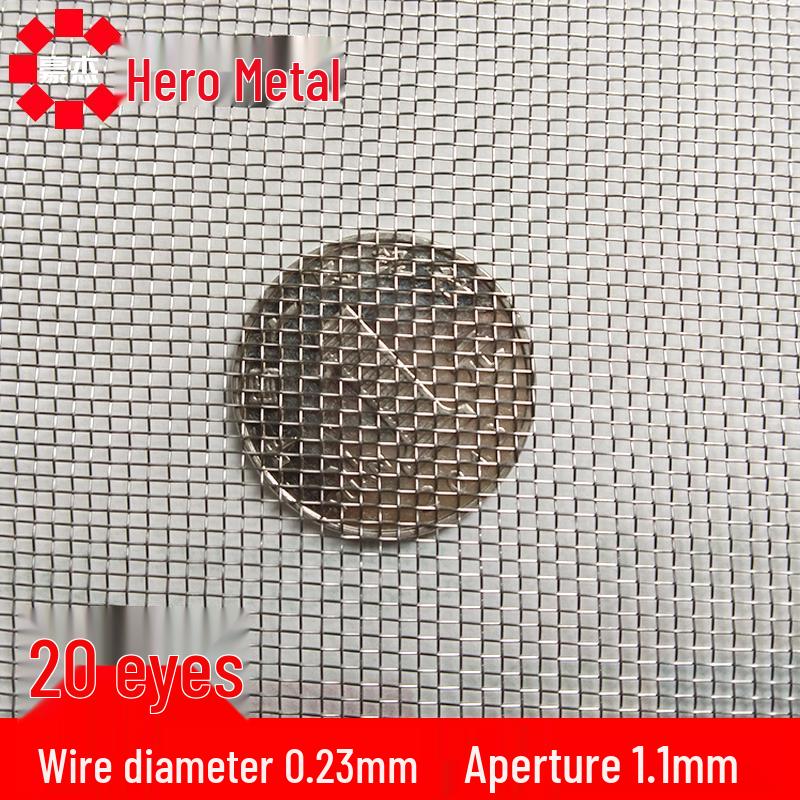 304 Edelstahlgewebe, 6-500 Maschen, Industrielles verdicktes Metalldrahtfilter.