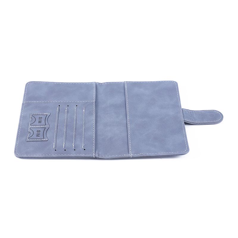 2024 Unisex PU Leather Passport Holder & ID Bag