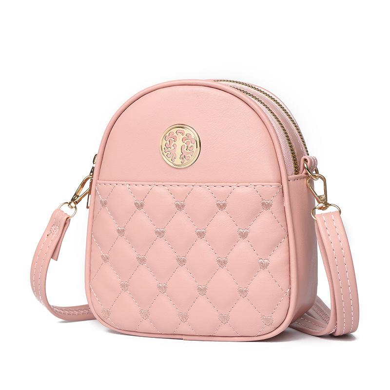 Wedding decoration Veelzijdige Ins Crossbody Tas voor Dames Zomer Nieuwe Liefde Telefoon Tas Verticale Schoudertas beige