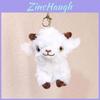 Cute Alpaca Plush Toy Keychain With Soft Short For Girls Bags And Accessories