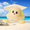 Rabbit Ear Sunshade Straw Hat Trendy Sun Protection Portable Sunscreen Hat for Parties Vocations Fancy Dress Short Trips Spring