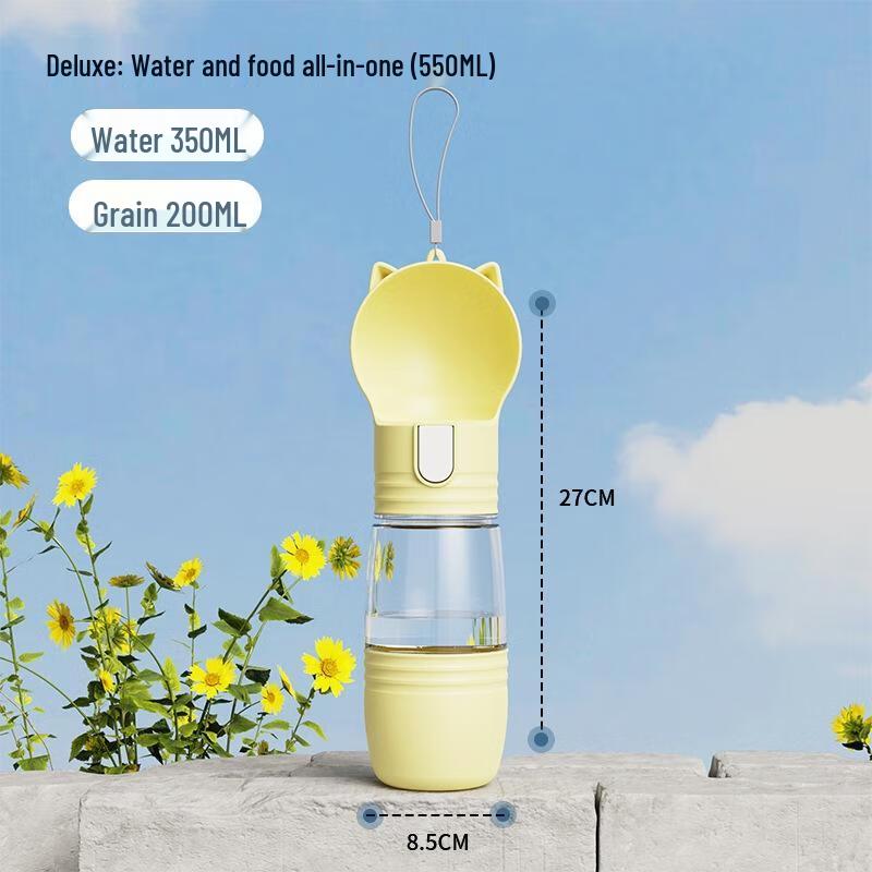 JINGRUIXIANG Portable Dog Water & Food Dispenser