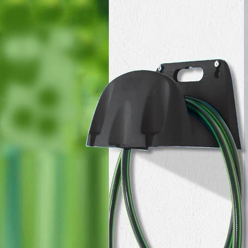 

Durable Wall Mount Hose Holder Thickened Hose Hooks Creative Hose Organizer Garden Tools чорний