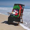Dominican Republic Flag Beach Towel Fashionable Bath National Flag Style Blanket Lightweight Vintage Beach Towel Thin Towels