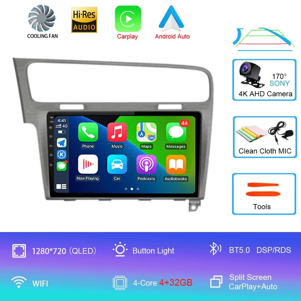 

Автомобильное радио Carplay Auto для Volkswagen VW Golf 7 2013-2020 Android 14 MK7 Мультимедиа GPS Стерео Видео Плеер Навигация DSP Аудио