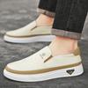 2026 Summer New Style Men's Fashi Casual Single Shoes Breathable Color Blocked Loafers Comfortable Slip  N slip Sneakers