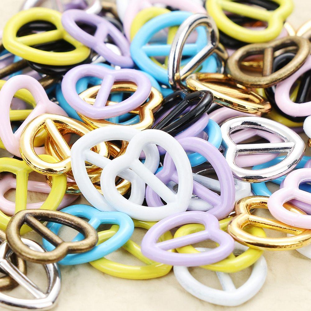 Ultra-small Stuffed Toys Doll Bags Accessories Diy Dolls Buckles Heart Shape Buckle Belt Buttons