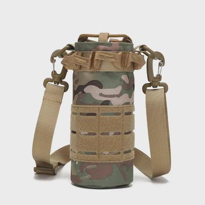 Suporte para garrafa de água Molle camuflado tático - prático para pendurar na cintura ou para bicicleta
