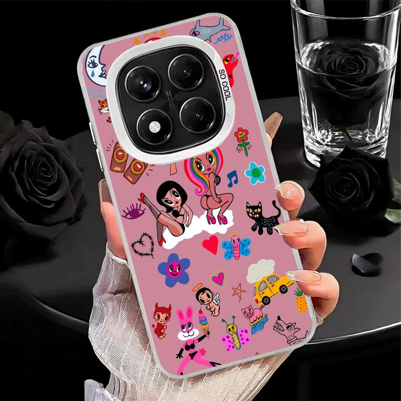 Karolg M-Manana Sera B-Bonito Soft Phone Case for Xiaomi Redmi Note 13 14 15 Pro Plus 12S 12 11S 11 11T 10S 10 Shockproof Cover
