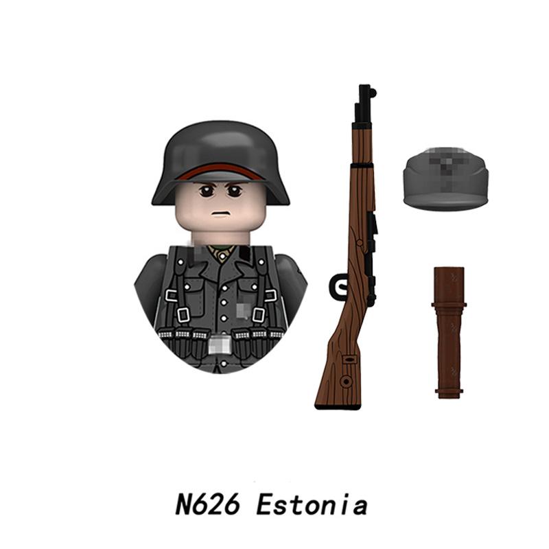 Kids Toys Mini Military Soldier Model Air Force Army Armed Camouflage Unit Small Particles Building Blocks Boys Holiday Gifts