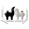 Small Horse Statues Modern Styles Collectible Ornaments Home Decor for Desk TV Cabinet Office