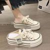 Platform Slippers Spring New Bag Head Half Slippers Women Wear Lazy Shoes