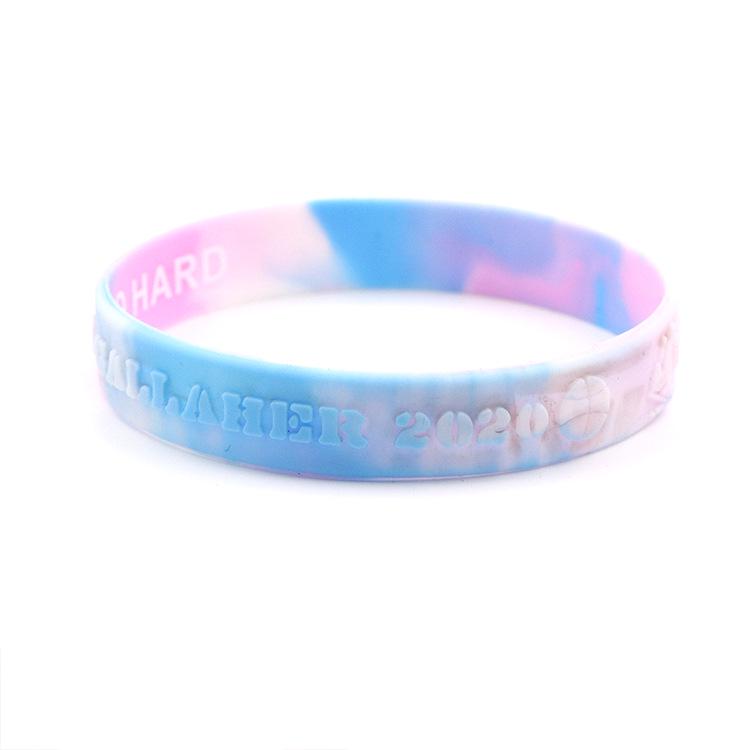 Embossed Letter Silicone Bracelets: Anti-Lost, Commemorative, Multi-Color Options for All Ages