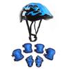 Childrens Safety Helmet Set For Roller Skating With Foam Padding And Knee Protectors For Kids Sports Activities