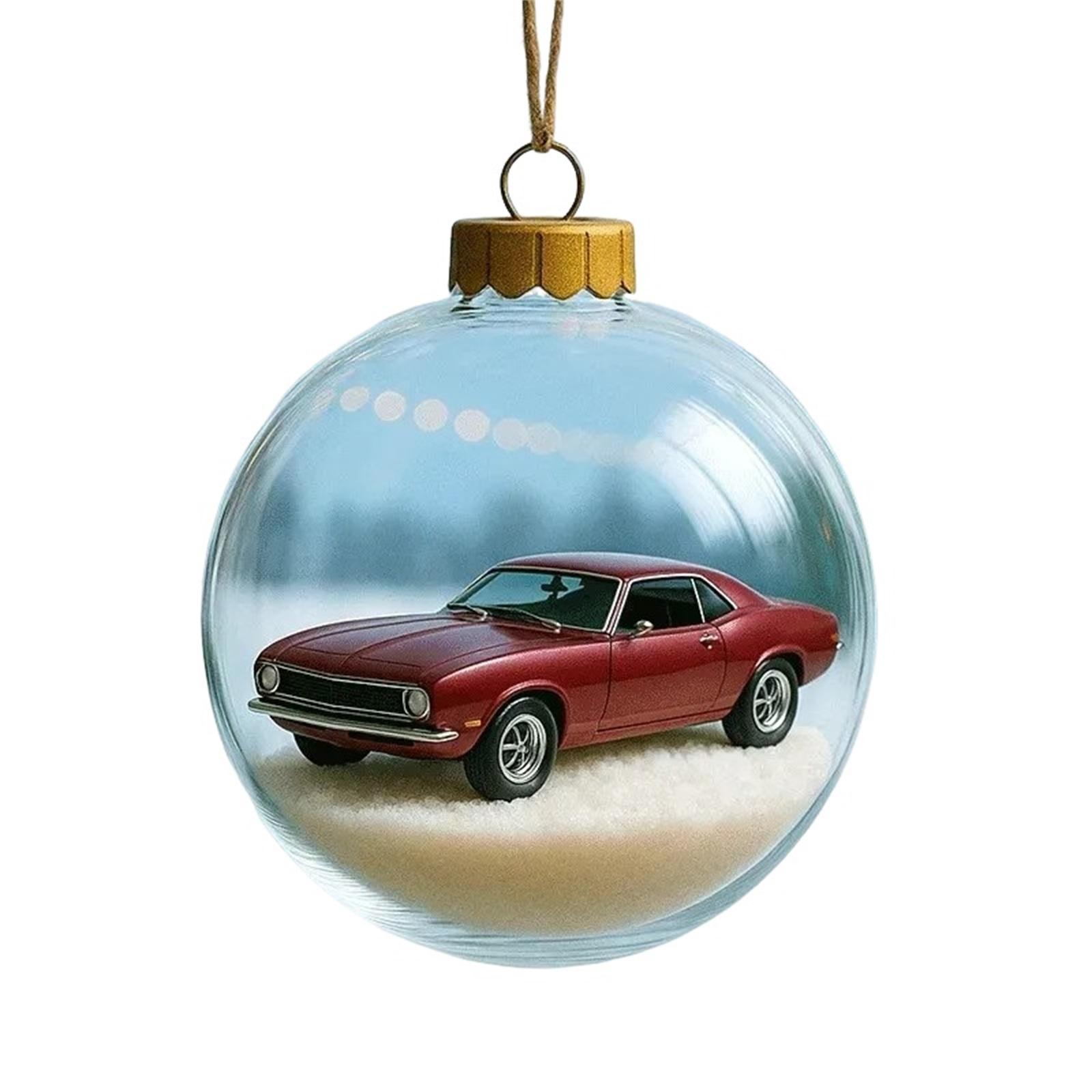 

Muscle Car Christmas Ball Ornament One Size киноварь