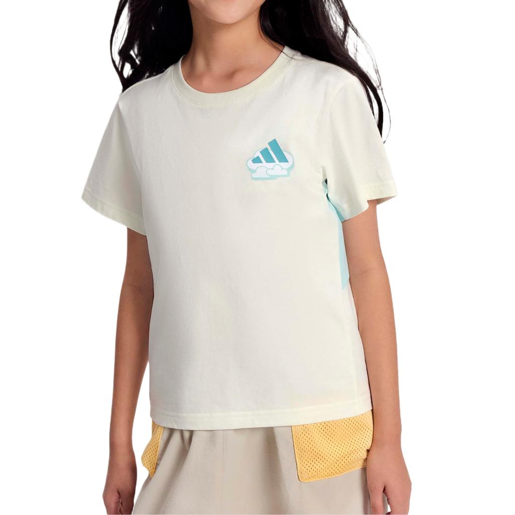 Adidas Sportswear Fresh Comfortable Smooth Skin-Friendly T-Shirt Kids tops KH0269