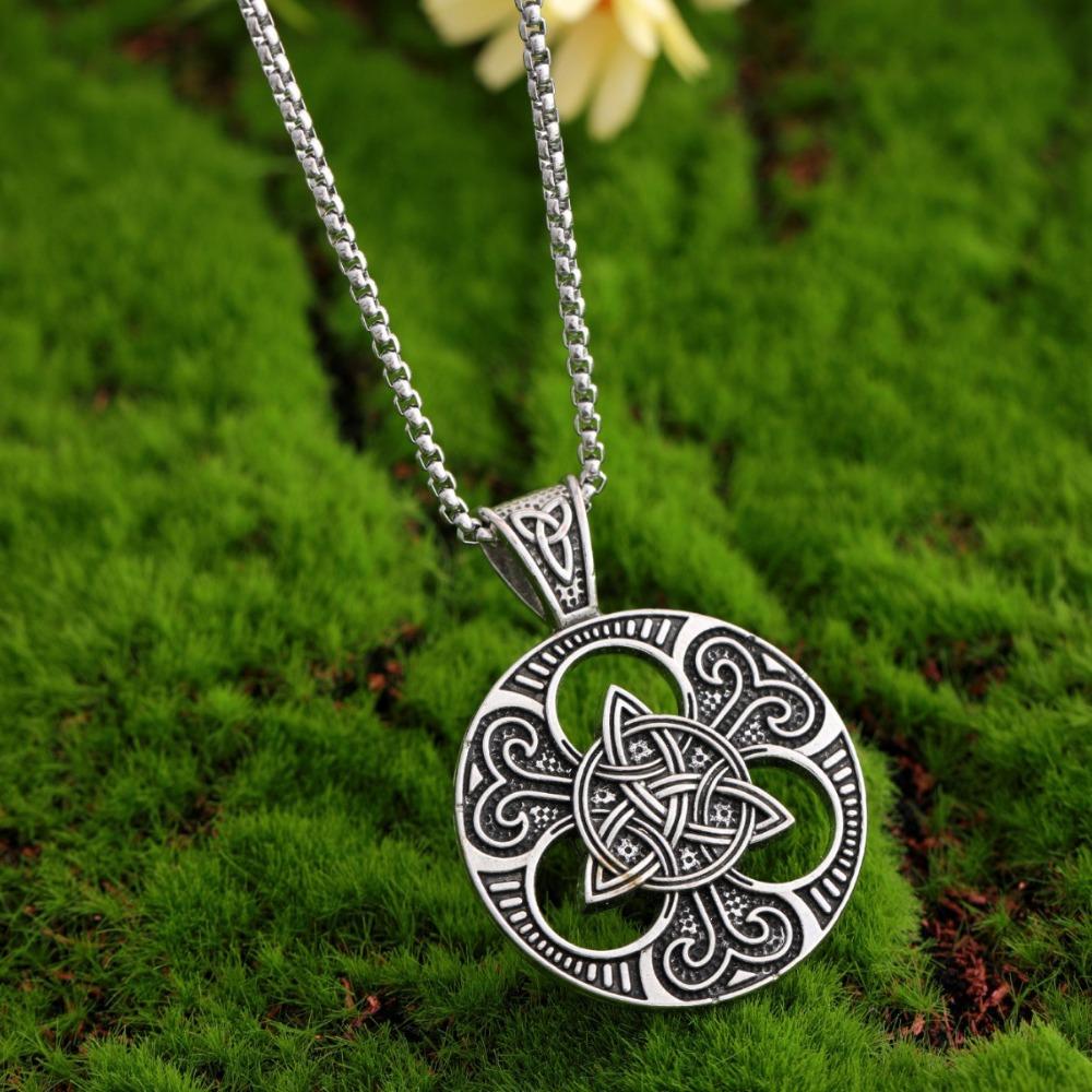 

Вiking Pendant Necklace для Чоловіків Жінок Унісекс Ретро Норвезькі Прикраси Подарунок для Пари Аксесуари Viking
