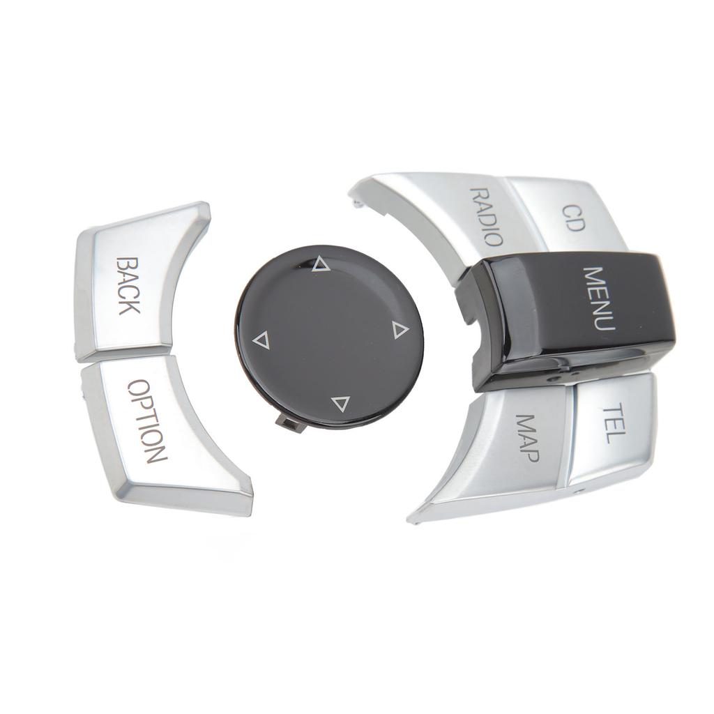 6 Stück Zentrale Multimedia-Tasten Exquisite Oberfläche Glatte Berührungskontrolle Drehknopf Tastenabdeckung Passend für 1 3 5 6 Serie