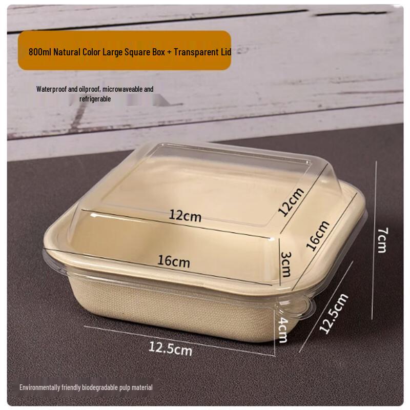 Disposable Cake Burger Takeaway Boxes