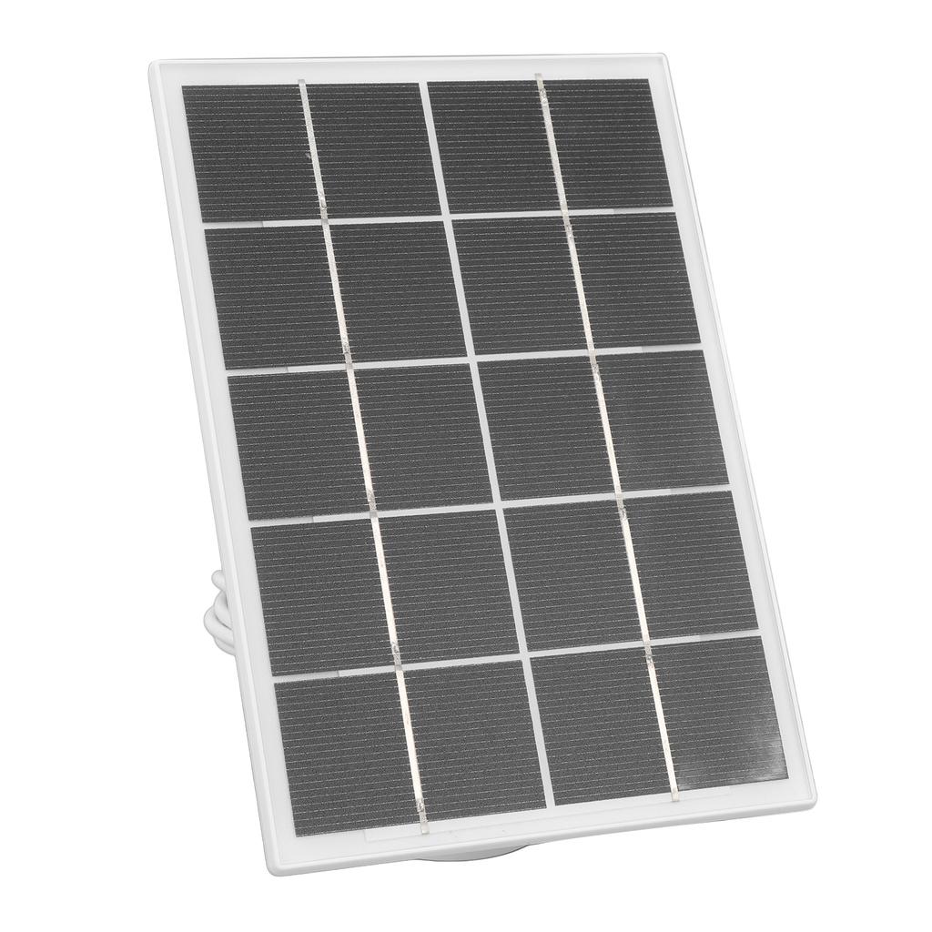 Camera Solar Charging Panel with Bracket 3W 5V Monocrystalline Silicon Type C Security Camera Solar Panel for   Devices