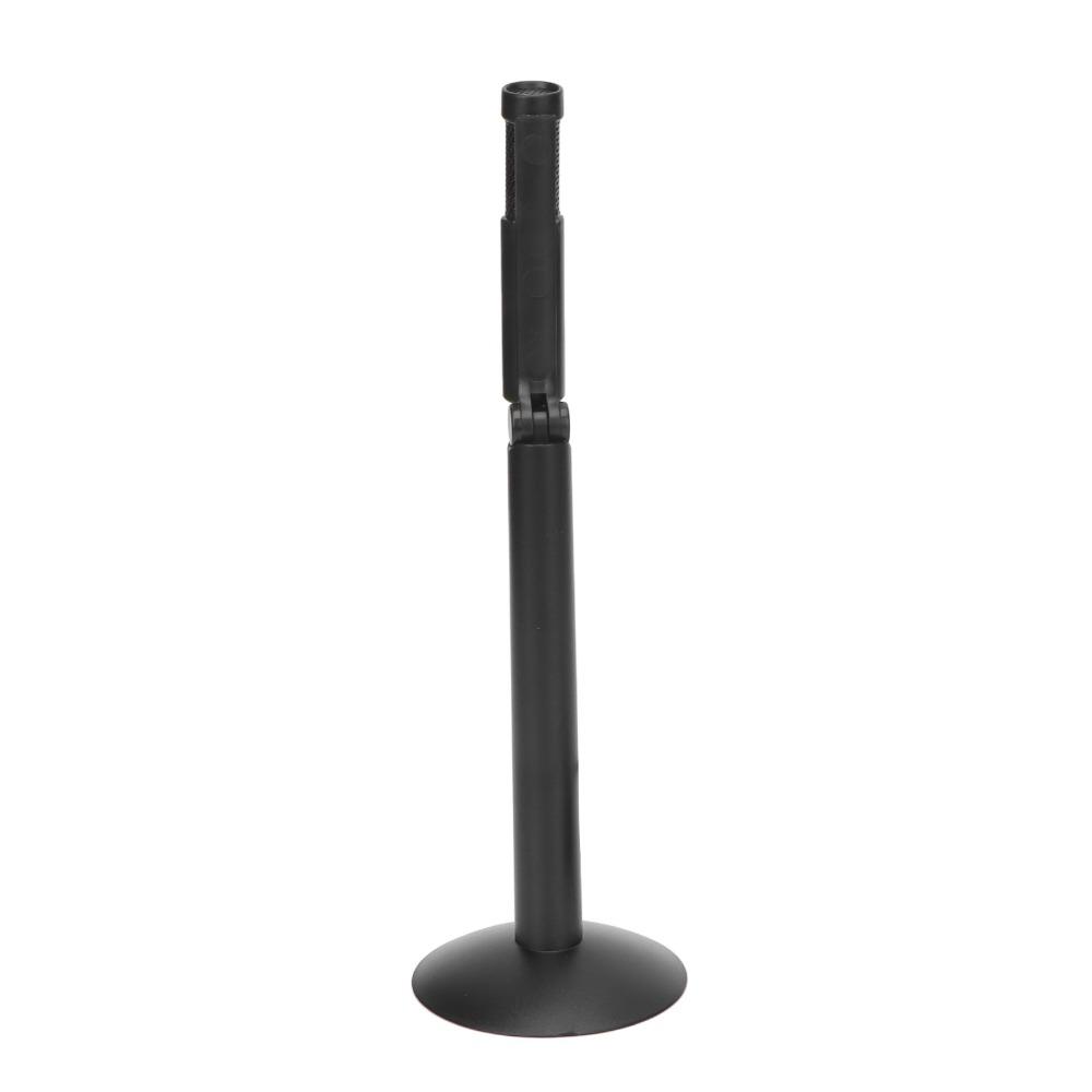Foldable Desktop Computer Mic Black Portable Condenser Microphone Interview Recording