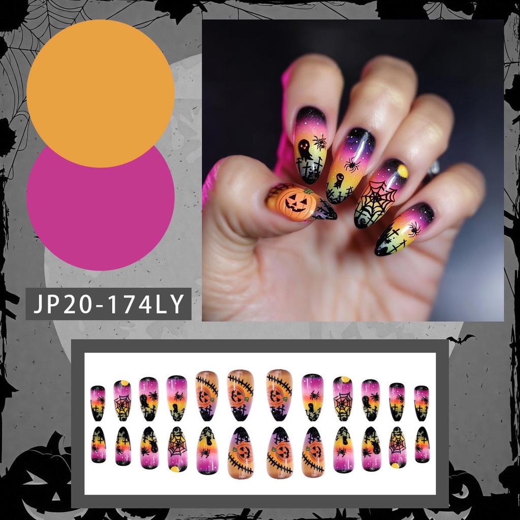 Pegatinas Desmontables para Uñas Estilo Europeo y Americano - Uñas Postizas Simples y Llevables