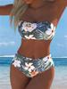1011 nowy komplet bikini dwuczęściowy top bandeau kostium kąpielowy damski kostium kąpielowy oddychający i cienki