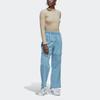 Adidas Originals Three Stripes Denim Removable Leg Casual Sports Jeans Women Jeans Gray Blue HT8170