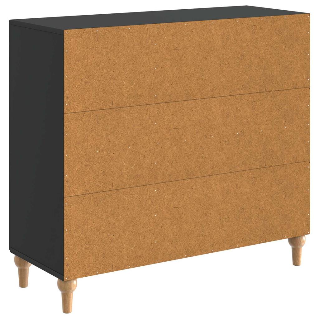Sideboard Black 89 x 34.5 x 80 cm Particleboard