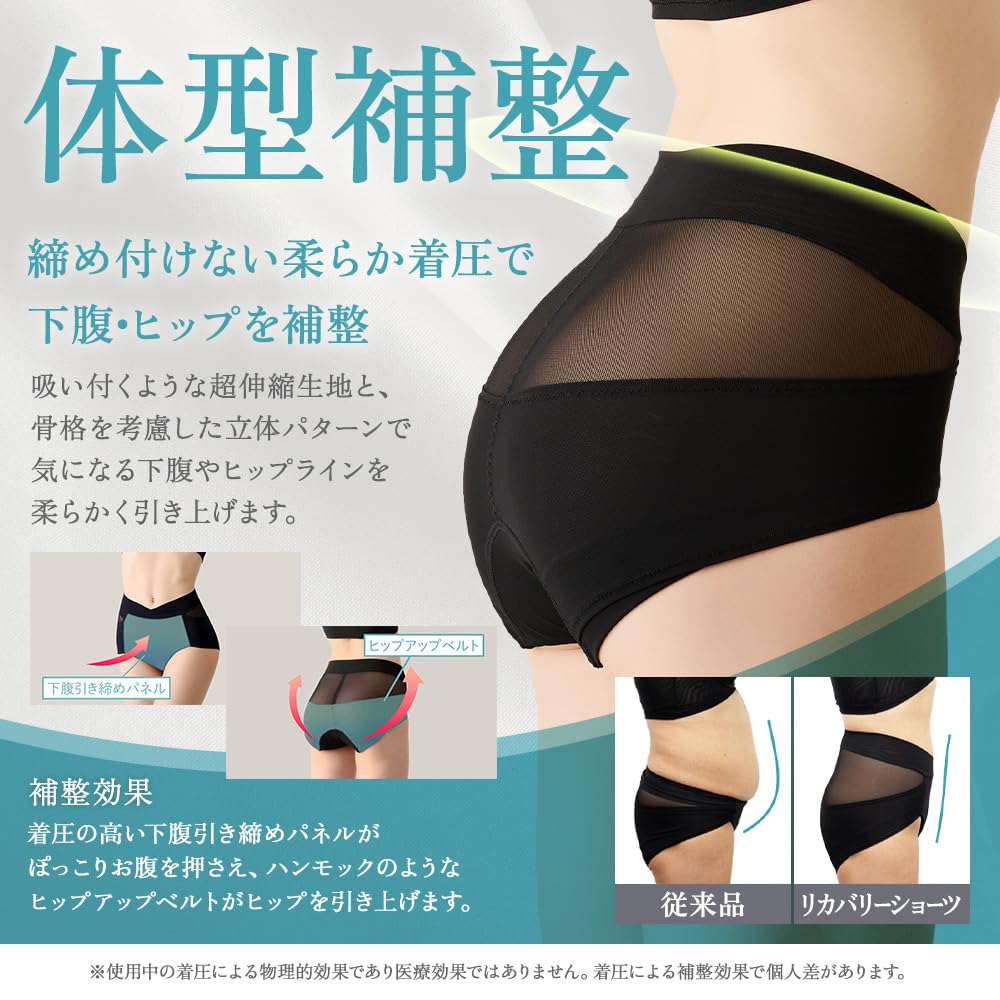 Healogy Recovery Ivory Size Recovery Girdle Pelvic Breathable Shorts, Mauve, 4L, Women's, Wear, makuake, Shorts, Support,