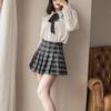 Damska krótka spódnica z wysokim stanem Harajuku School Girl plisowana spódnica seksowna mini spódniczka damska