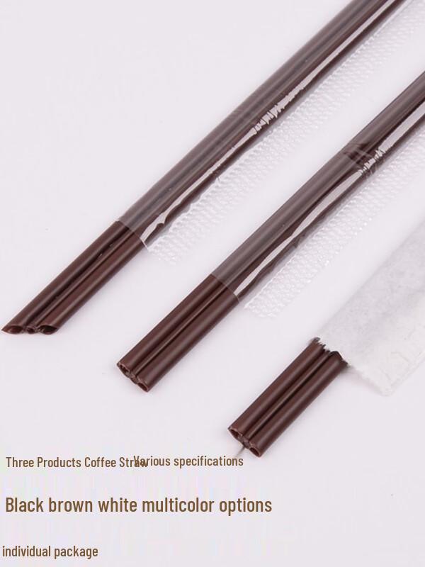 Individually Wrapped Plastic Coffee Stirring Straws