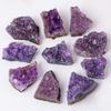 Natural Raw Amethyst Quartzs Purple Crystal Cluster Healing Stones Specimen Home Decoration Crafts Decoration Ornament