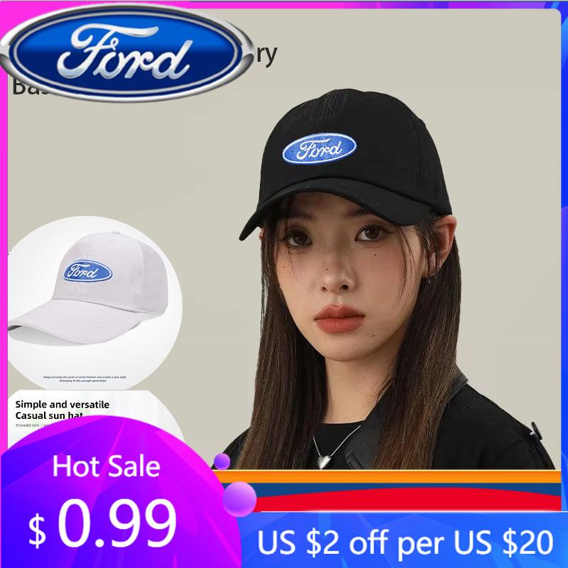 New 2026 Car Sticker New 2025 Hot Car Duck Tongue Cap Embroidery Logo Baseball 3D Hats Adjustable Casual Trucket For Ford Focus