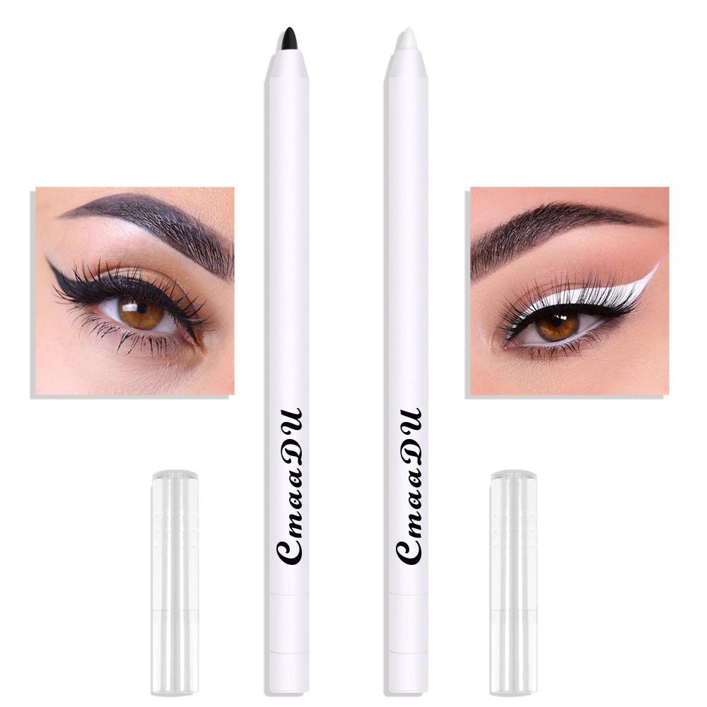 CmaaDu Dual-Color Eyeliner Pen - Black & White