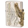 ZIPPO Japan Limited Lighter, Silver, Harley-Davidson, Edition, 3-sided Engraving, HDP-75
