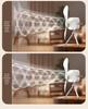 Portable Rechargeable USB Fan with Remote Control for Dorm, Bed, Outdoor, and Camping Use